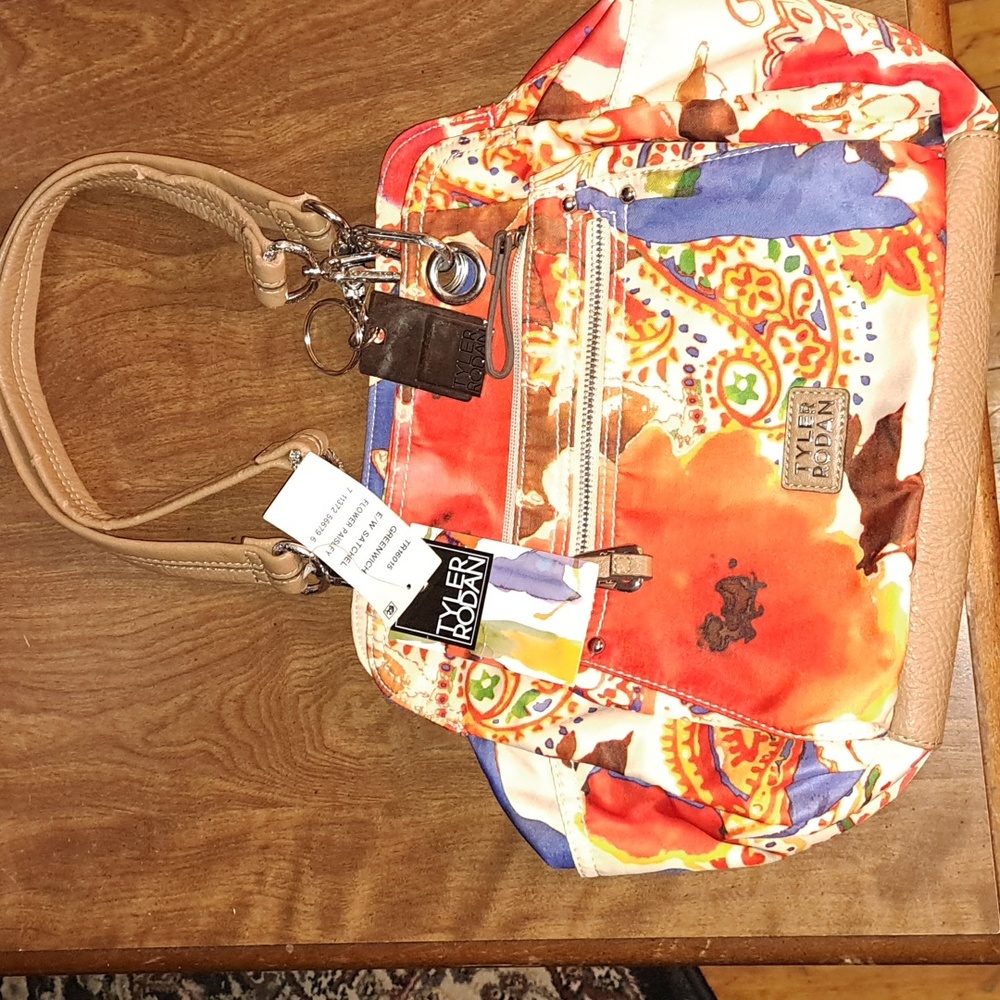 Tyler Rodan Greenwich E/W Satchel Flower Paisley